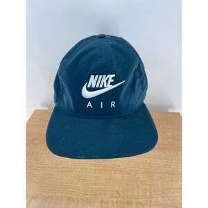 Nike Air Mens Blue Baseball Cap One Size Cotton Polyester Blend Adjustable Strap
